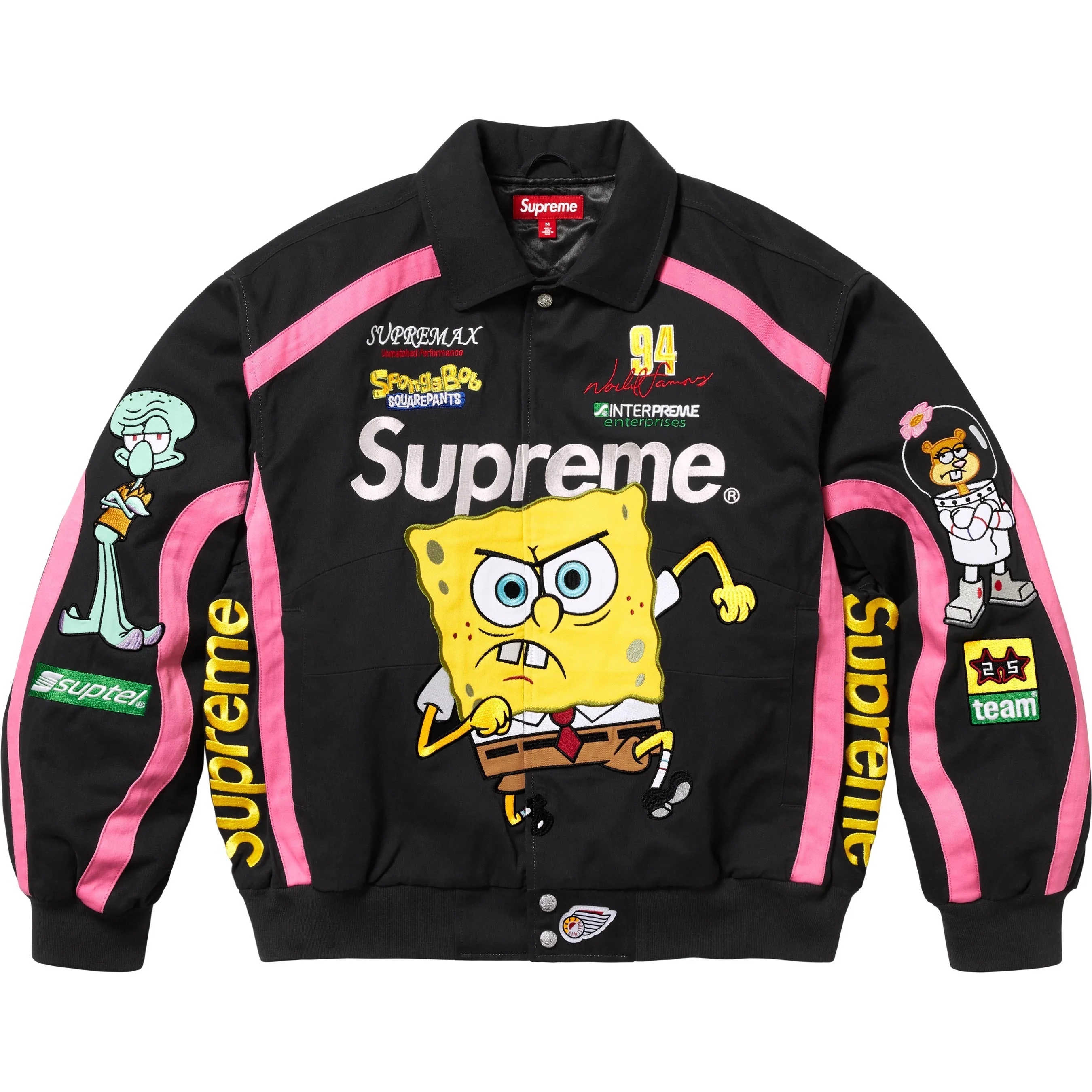 Supreme®/SpongeBob SquarePants Jeff Hamilton Racing Jacket view 5